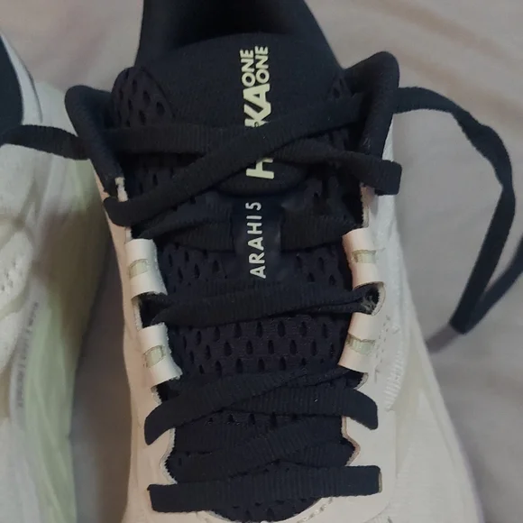 Hoka Womens White and Navy Sneakers - Picture 11 of 14